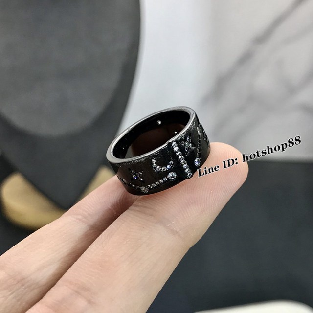 APM Monaco高質量官網新款黑色星座戒指 zgb2048